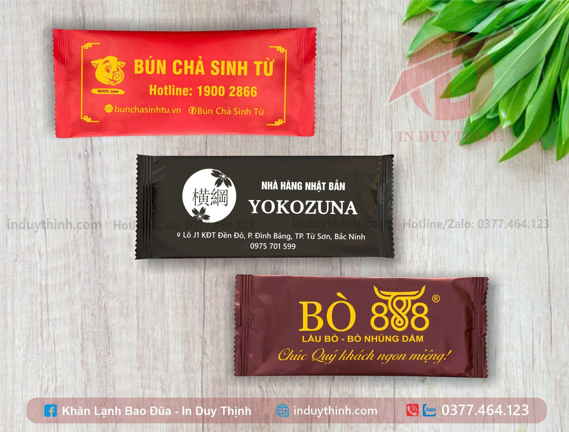 In Khăn Lạnh Tại Ninh Thuận Bình Thuận